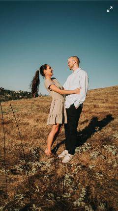 Picture of a couple holding hands